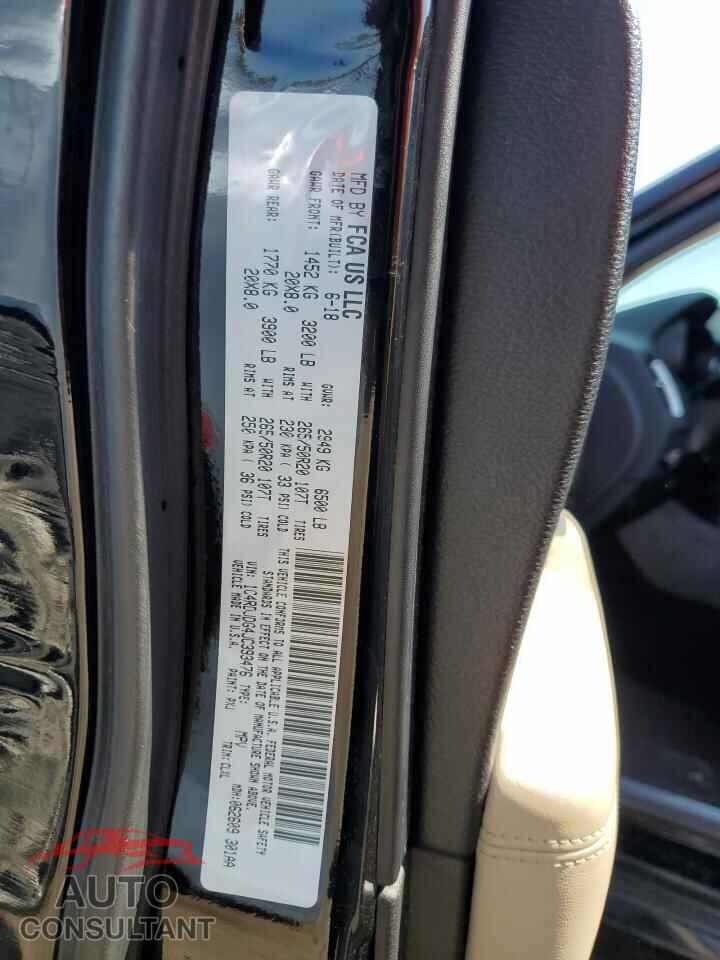 DODGE DURANGO 2018 - 1C4RDJDG4JC393476