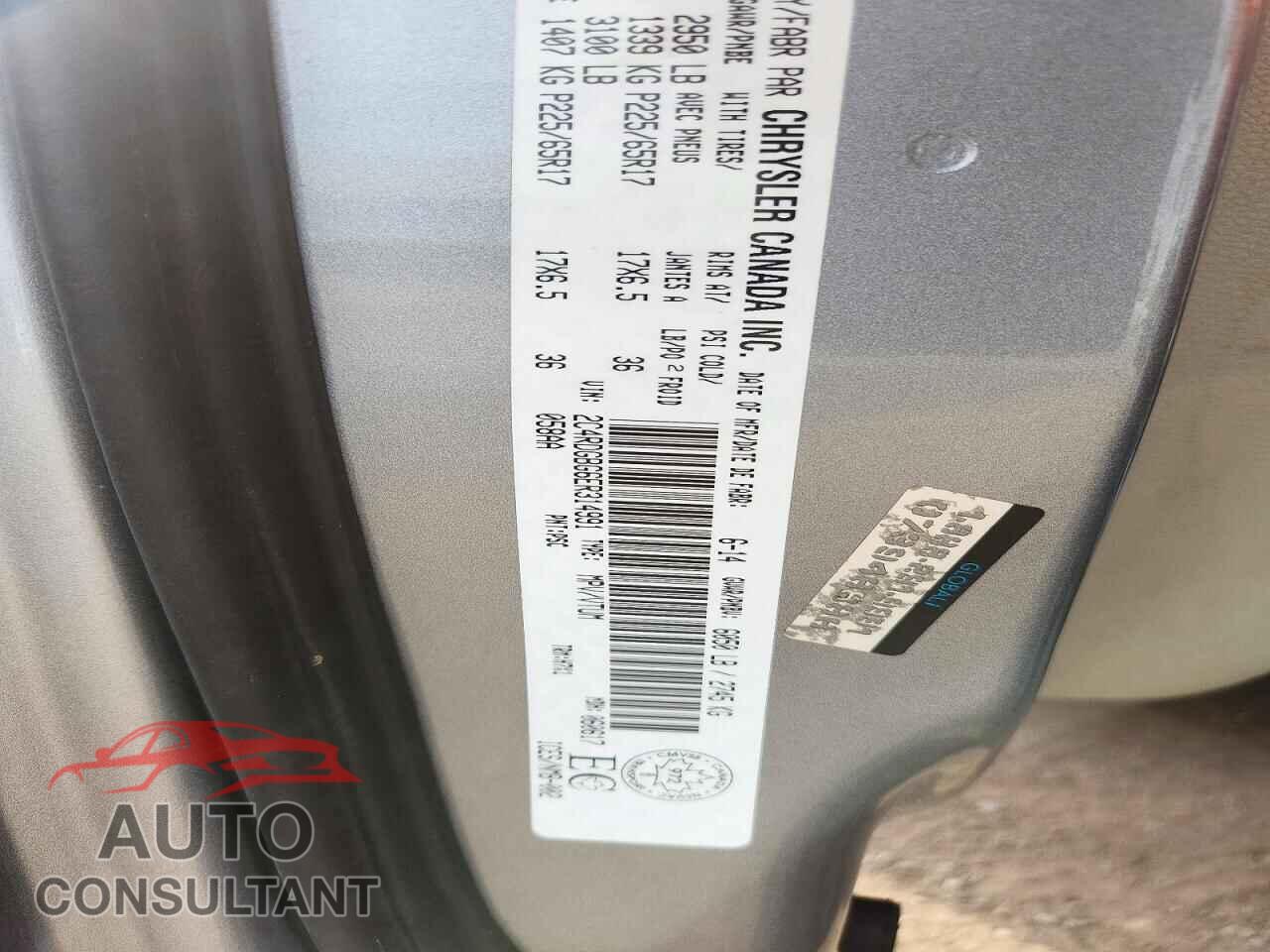 DODGE CARAVAN 2014 - 2C4RDGBG6ER314991