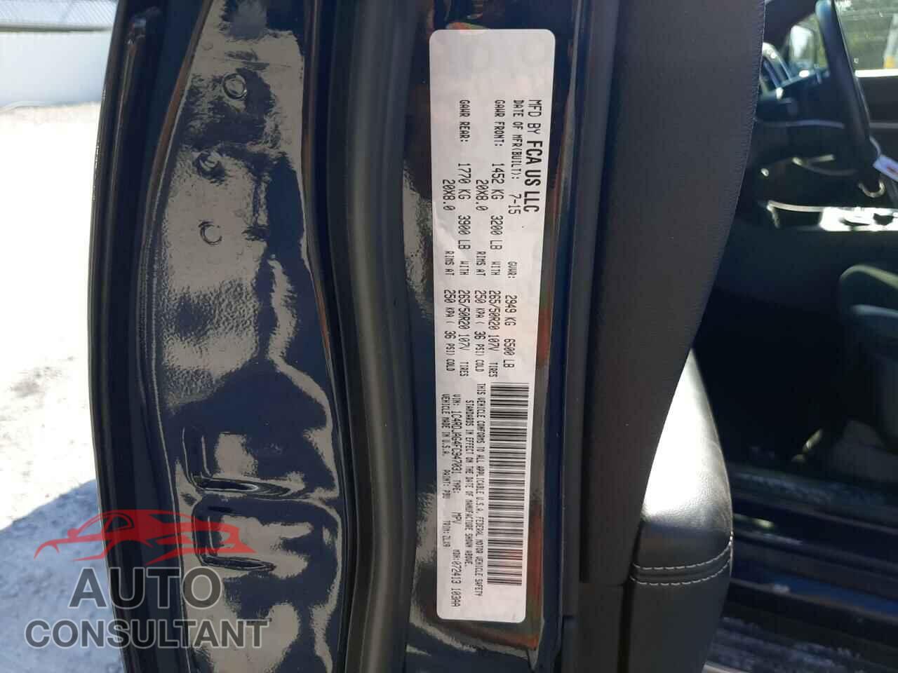 DODGE DURANGO 2015 - 1C4RDJAG4FC947031