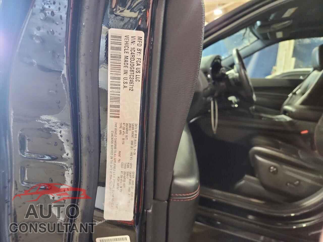 DODGE DURANGO 2026 - 1C4RDJDG8TC246712