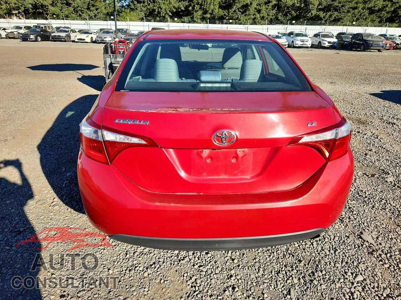 TOYOTA COROLLA 2016 - 5YFBURHE8GP431817