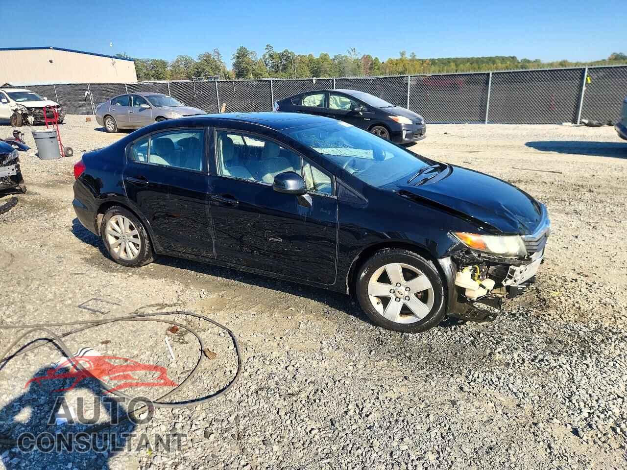 HONDA CIVIC 2012 - 19XFB2F87CE324510