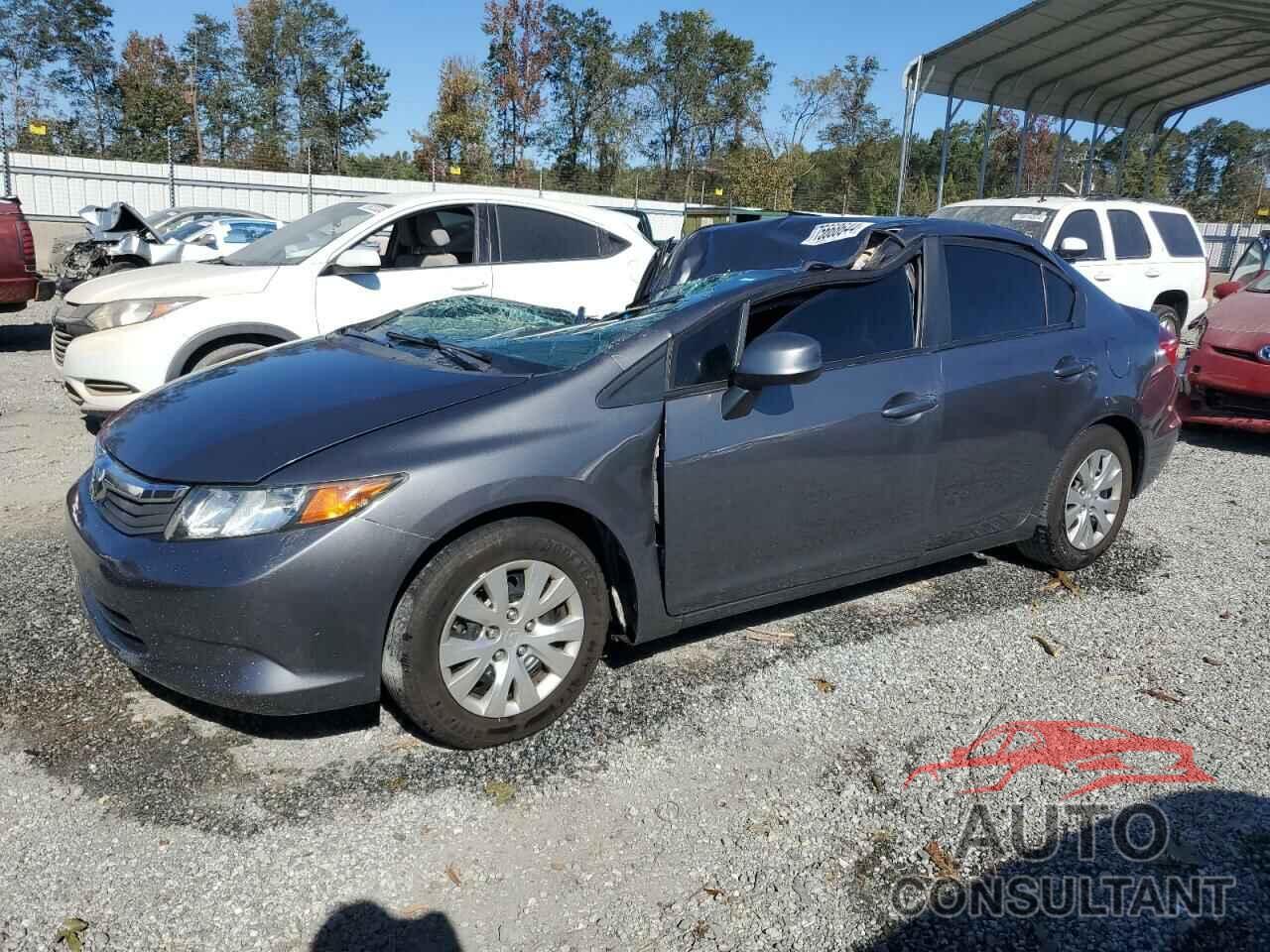 HONDA CIVIC 2012 - 19XFB2F55CE383495