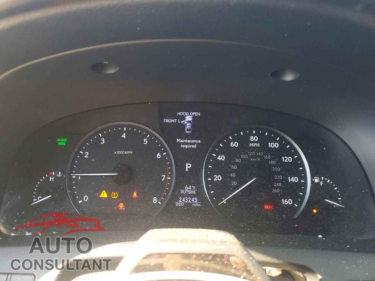 LEXUS LS460 2013 - JTHGL1EF9D5046989