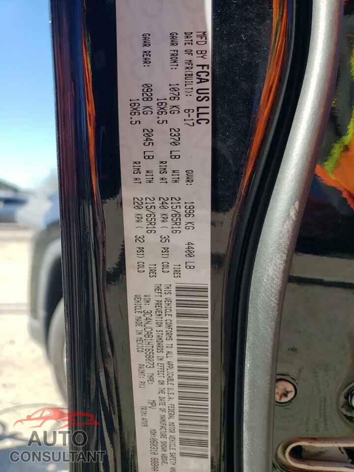 JEEP COMPASS 2017 - 3C4NJCAB1HT658073