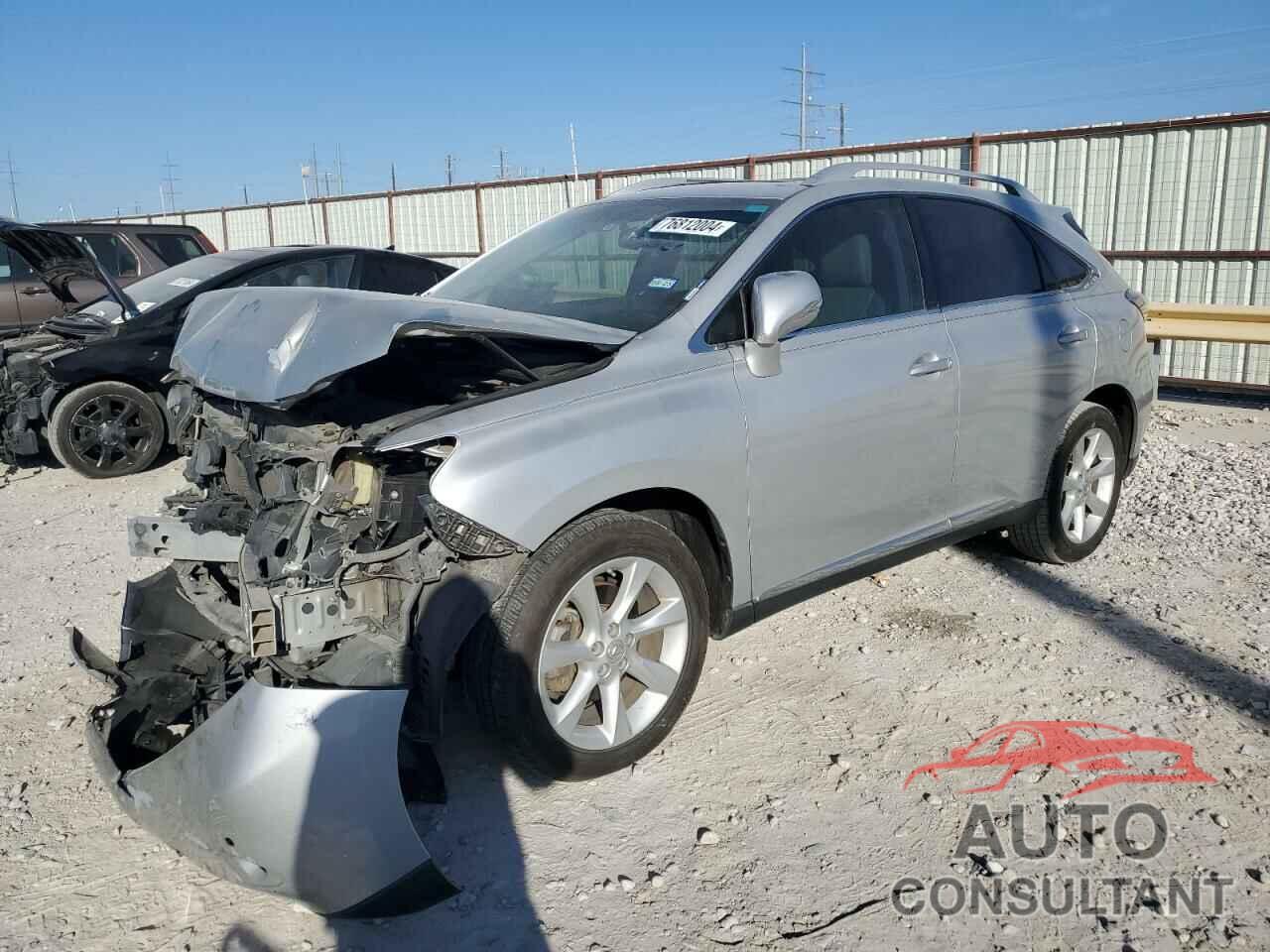 LEXUS RX350 2012 - 2T2ZK1BA6CC084859