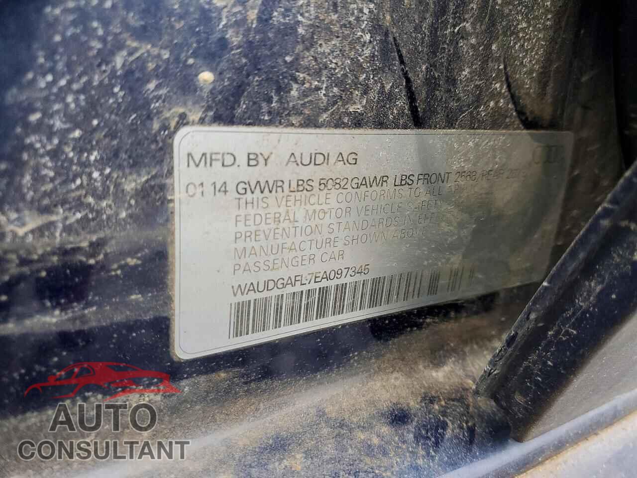 AUDI S4/RS4 2014 - WAUDGAFL7EA097345