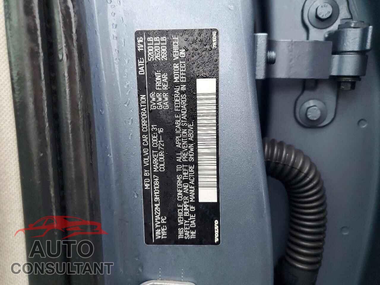 VOLVO S90 2017 - YV1A22ML9H1010847