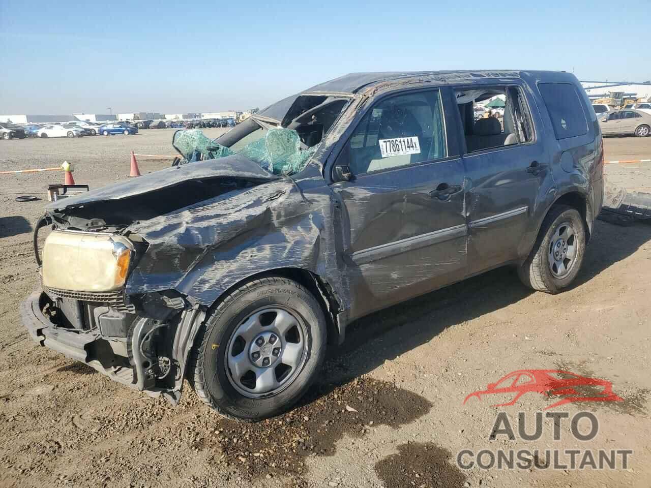 HONDA PILOT 2011 - 5FNYF3H28BB010479