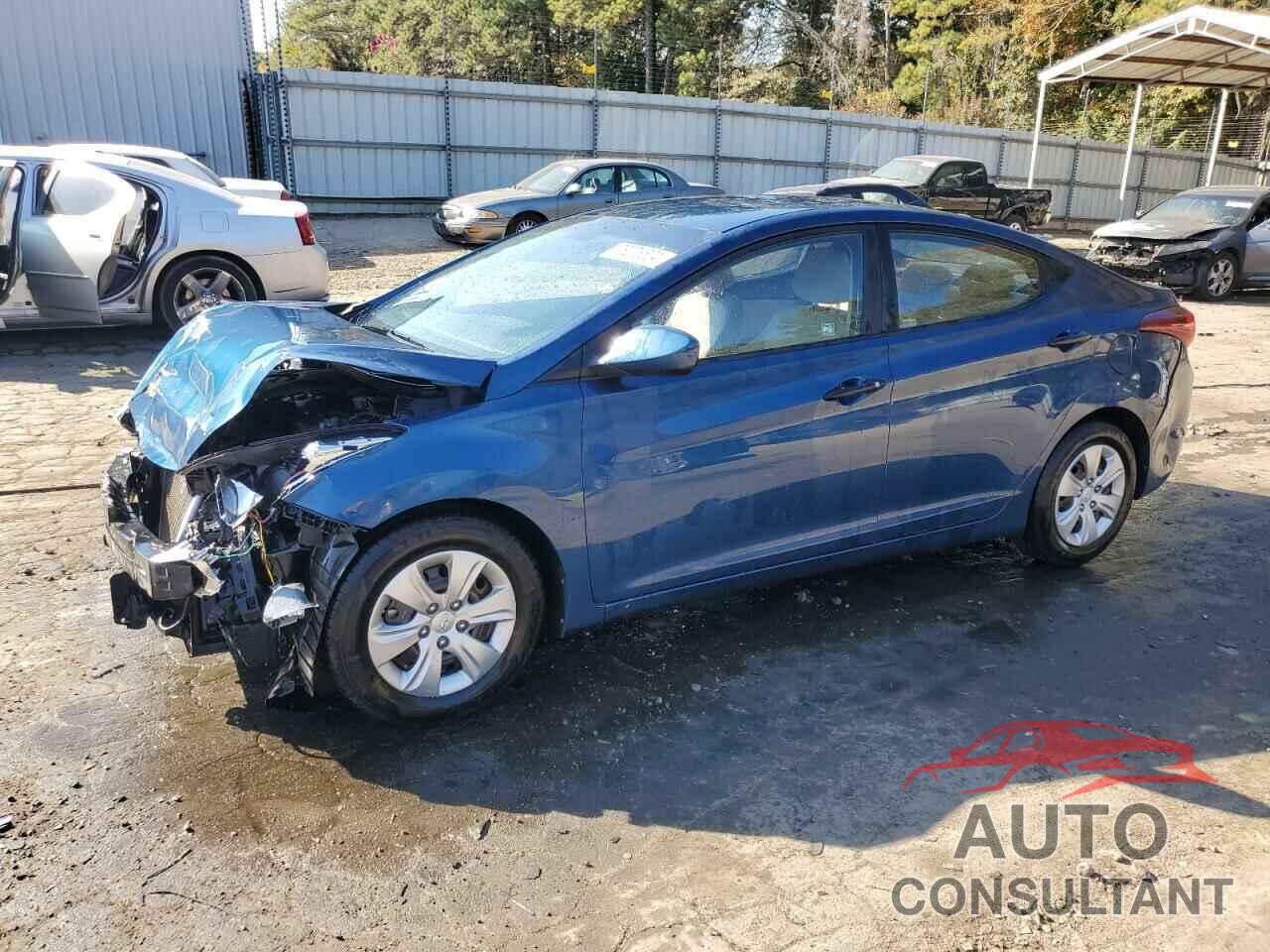 HYUNDAI ELANTRA 2016 - KMHDH4AE3GU533048