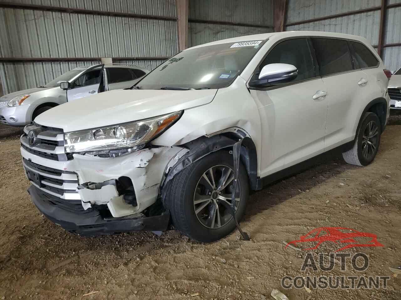 TOYOTA HIGHLANDER 2019 - 5TDZARFH3KS049327