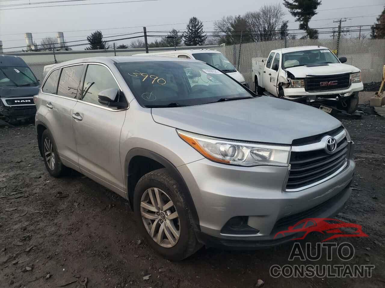 TOYOTA HIGHLANDER 2016 - 5TDBKRFH3GS257309