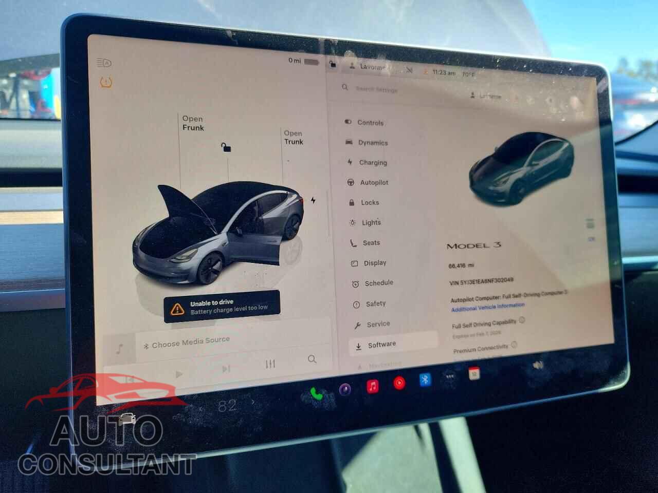 TESLA MODEL 3 2022 - 5YJ3E1EA6NF302049