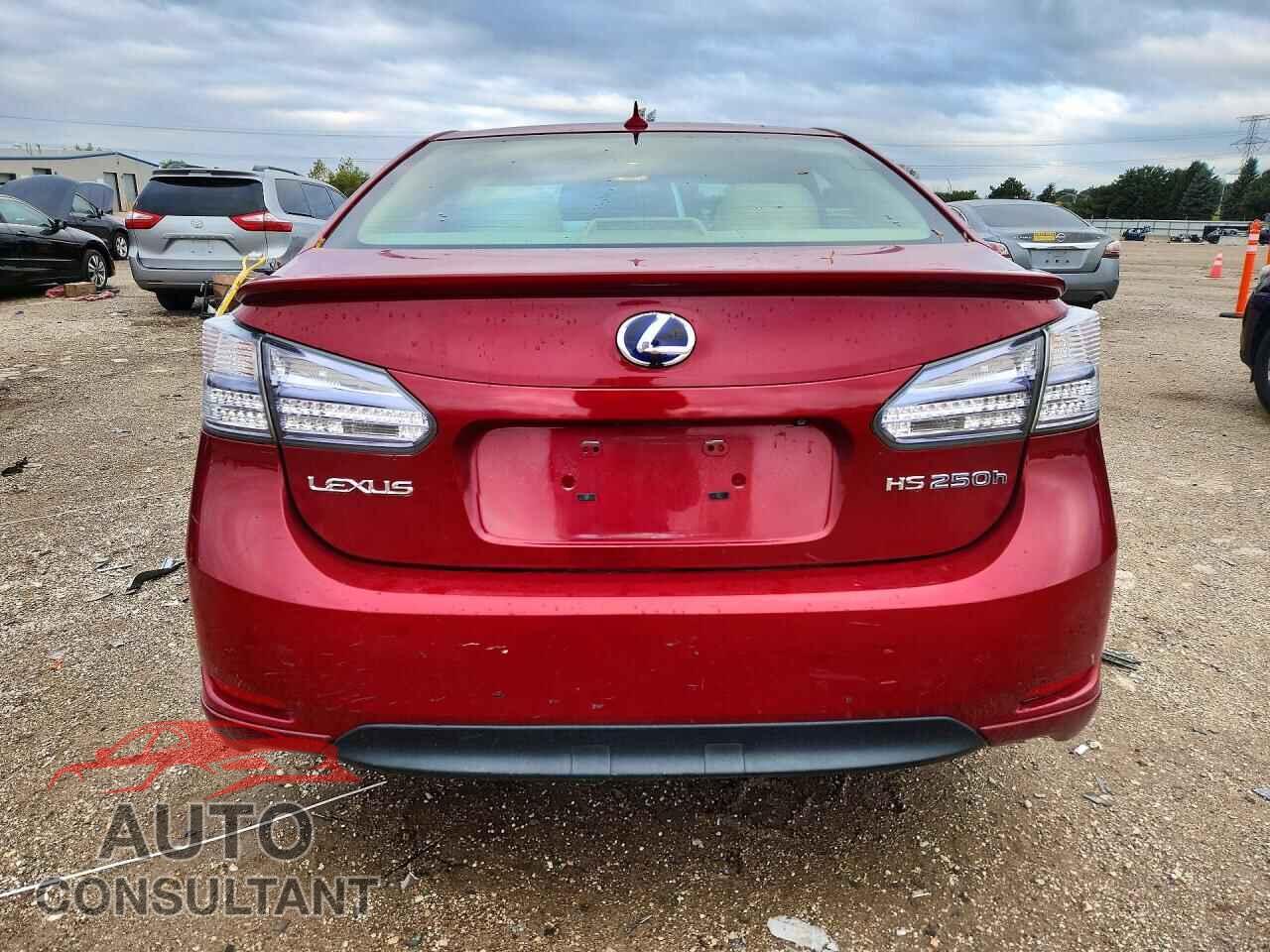 LEXUS HS 2010 - JTHBB1BA2A2007048