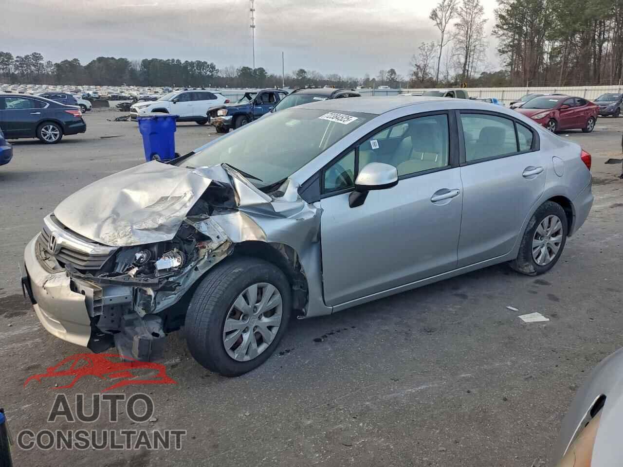 HONDA CIVIC 2012 - 19XFB2F56CE092777
