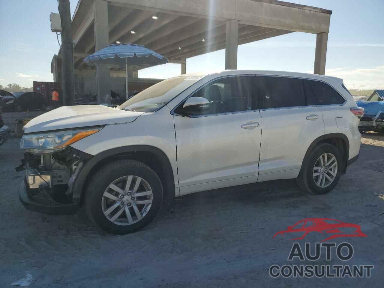 TOYOTA HIGHLANDER 2015 - 5TDBKRFH8FS171234