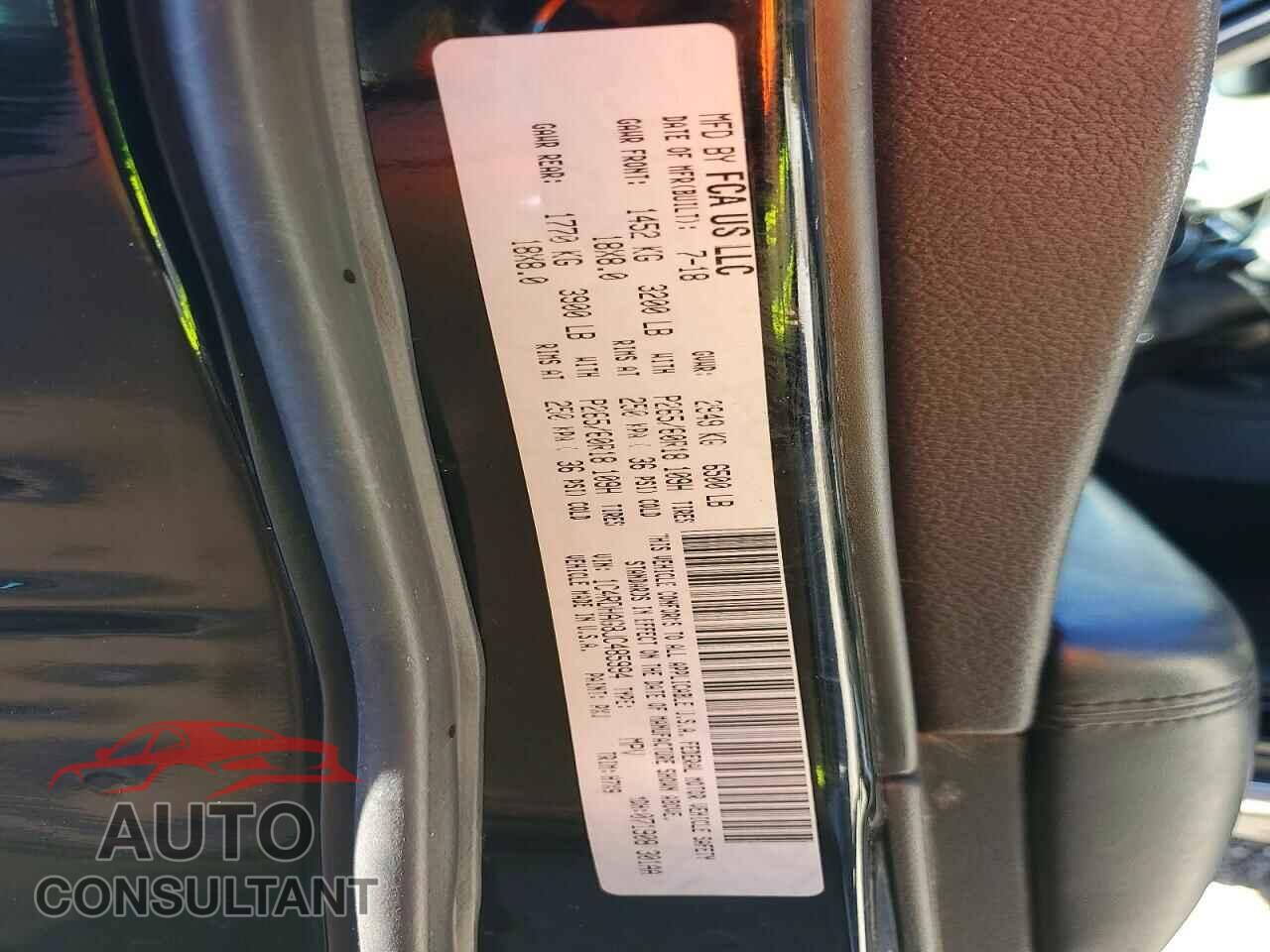 DODGE DURANGO 2018 - 1C4RDHAG8JC485994