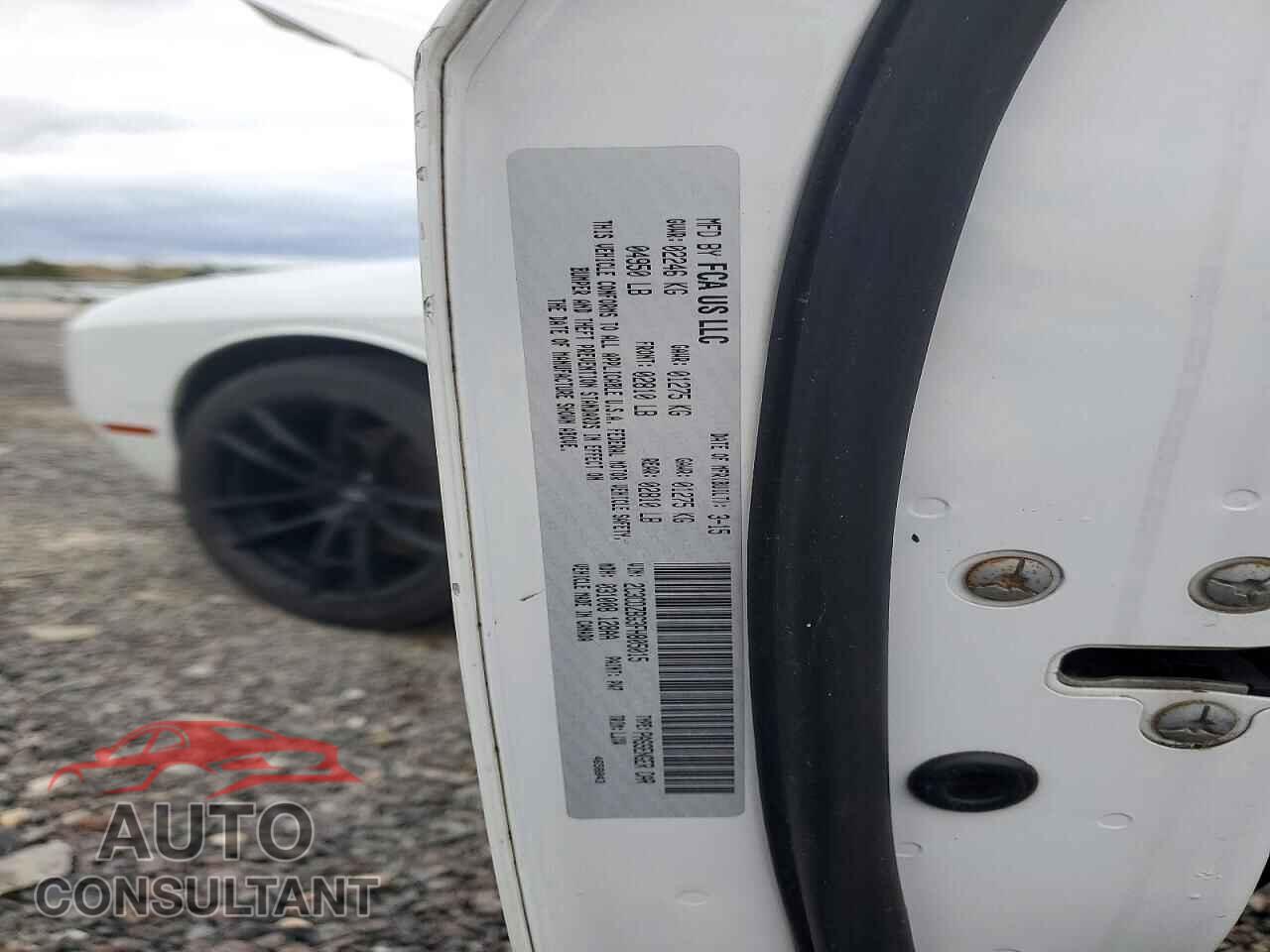 DODGE CHALLENGER 2015 - 2C3CDZBG3FH805015