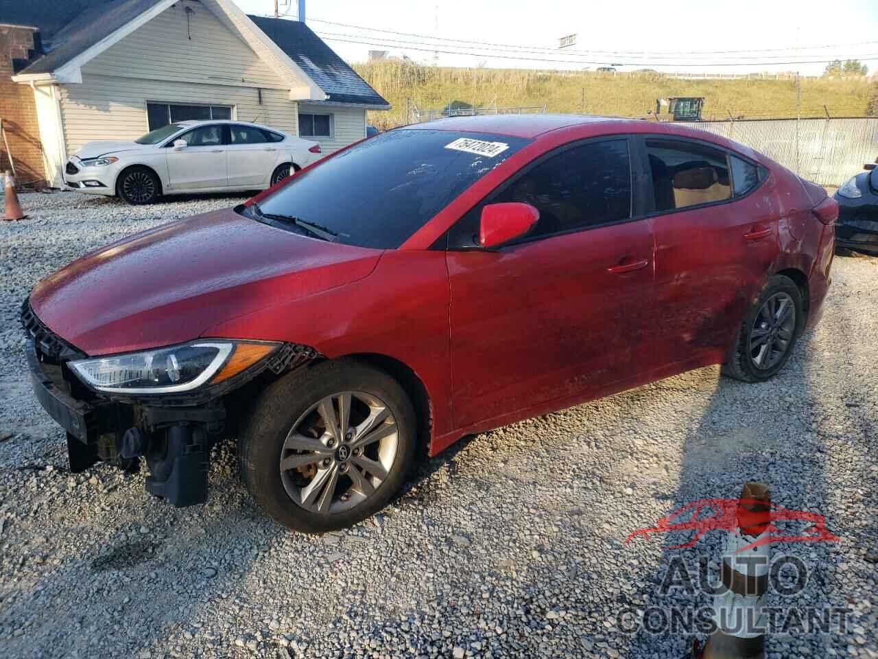 HYUNDAI ELANTRA 2017 - KMHD84LFXHU409415