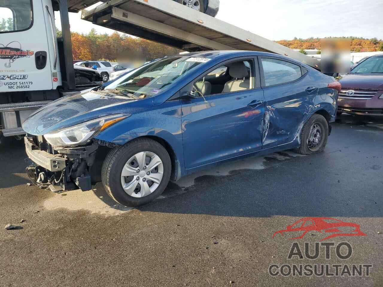HYUNDAI ELANTRA 2016 - KMHDH4AE0GU571952