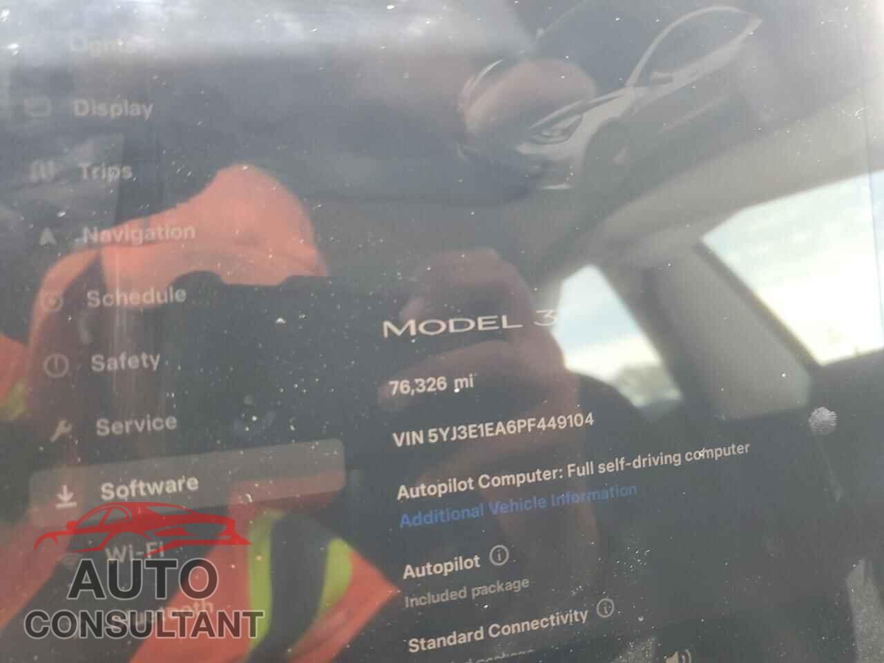 TESLA MODEL 3 2023 - 5YJ3E1EA6PF449104