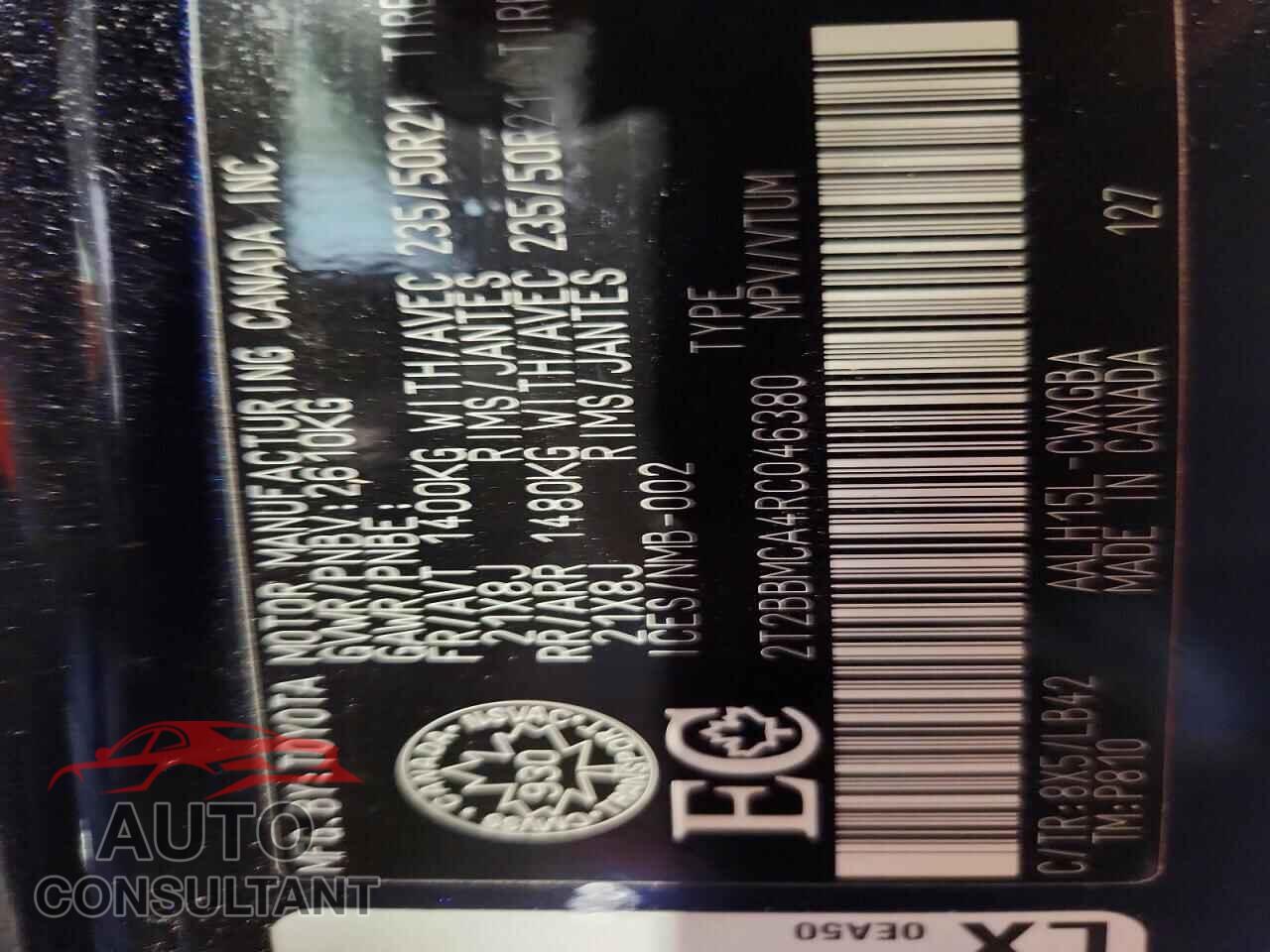 LEXUS RX350H 2024 - 2T2BBMCA4RC046380