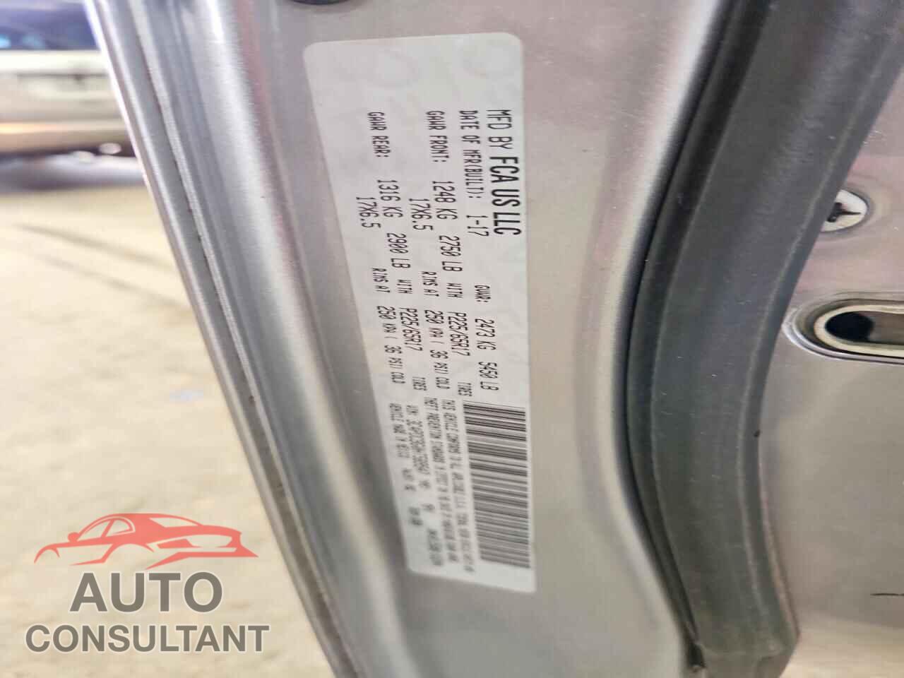 DODGE JOURNEY 2017 - 3C4PDCBG0HT589547