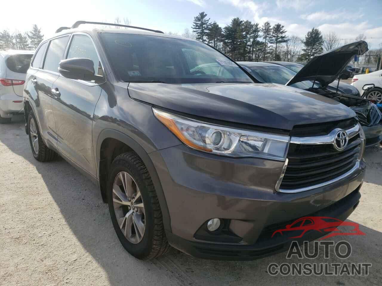 TOYOTA HIGHLANDER 2016 - 5TDBKRFH6GS283158