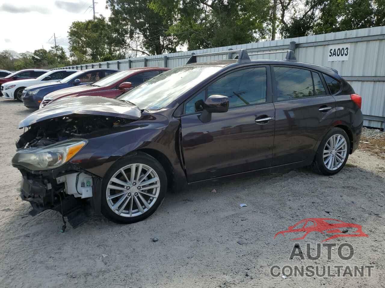 SUBARU IMPREZA 2012 - JF1GPAG67CH223786