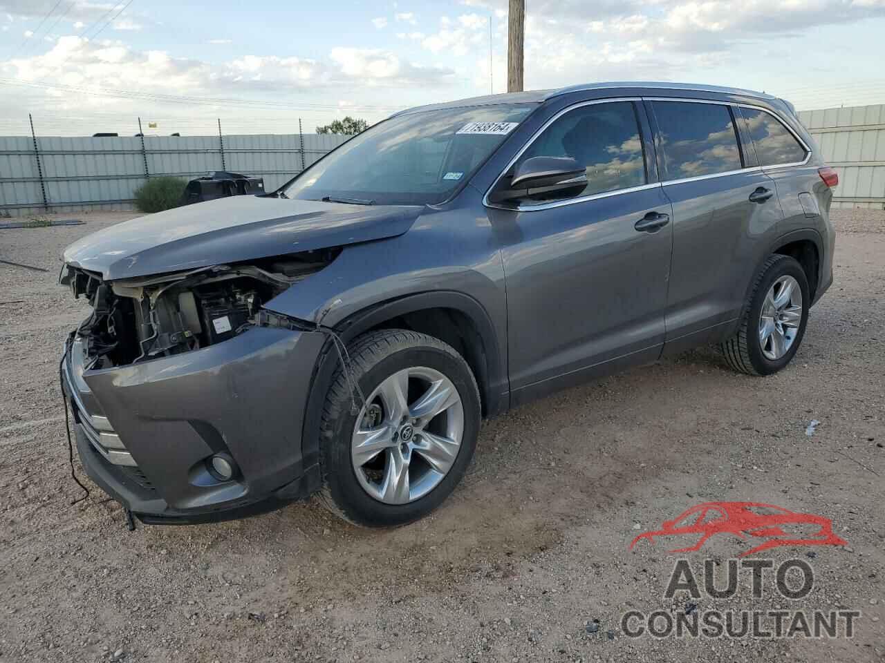 TOYOTA HIGHLANDER 2018 - 5TDYZRFH9JS237210