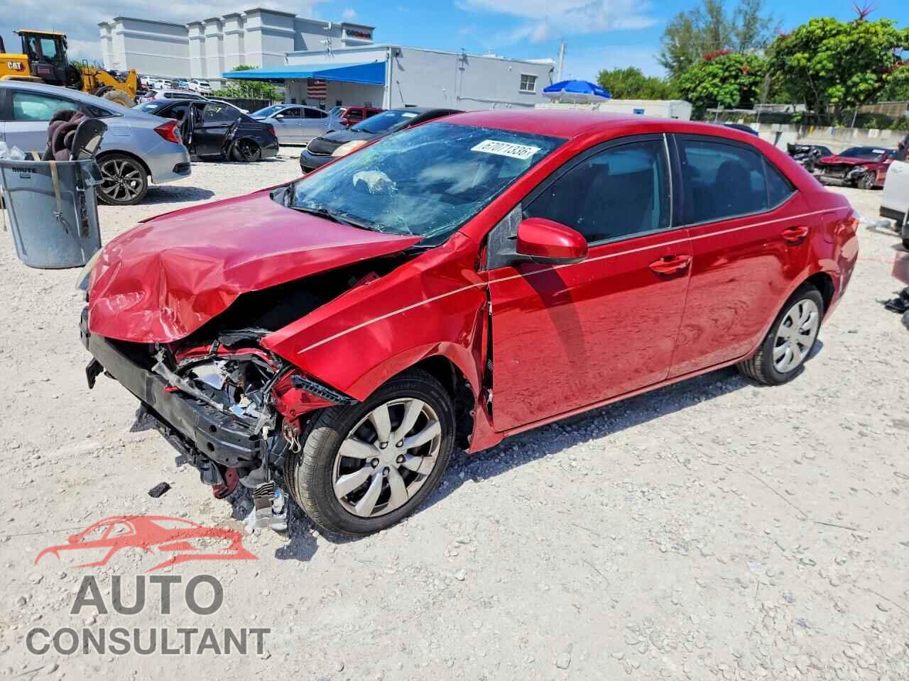 TOYOTA COROLLA 2015 - 2T1BURHE3FC477814
