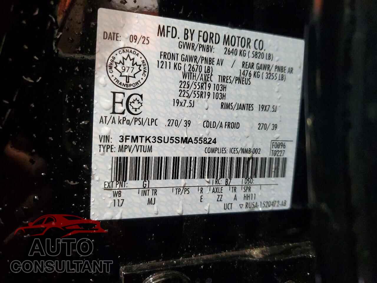 FORD MUSTANG 2025 - 3FMTK3SU5SMA55824