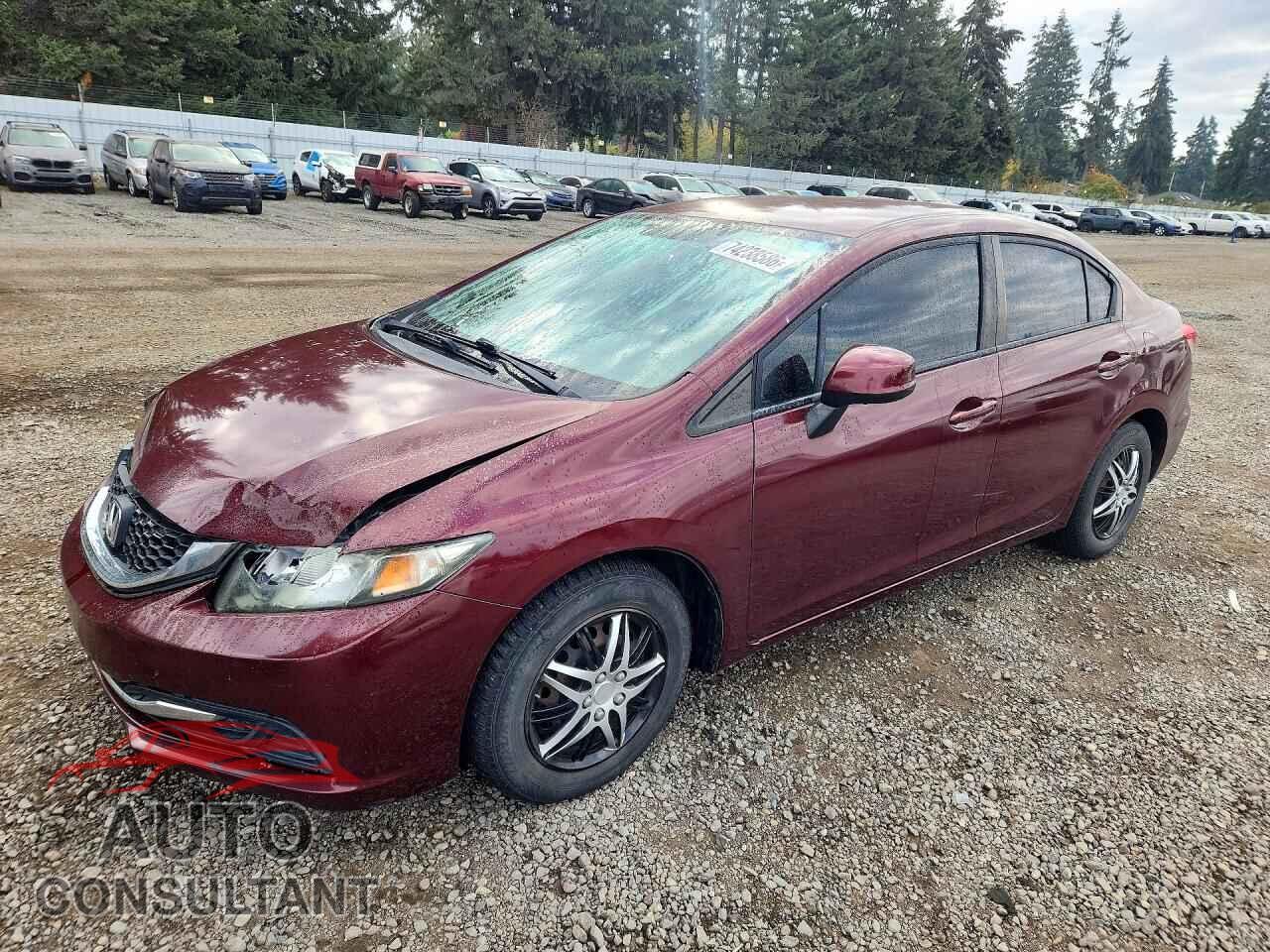 HONDA CIVIC 2013 - 2HGFB2F50DH525792