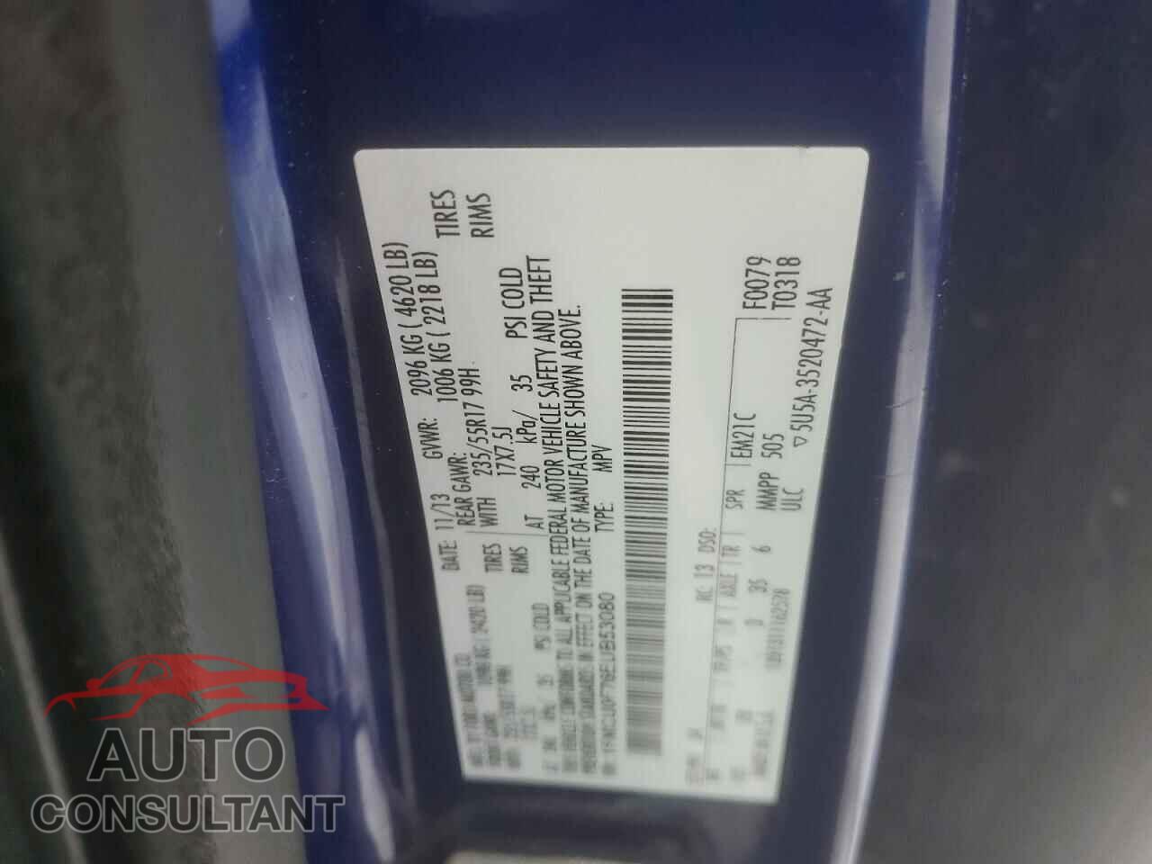 FORD ESCAPE 2014 - 1FMCU0F76EUB53080