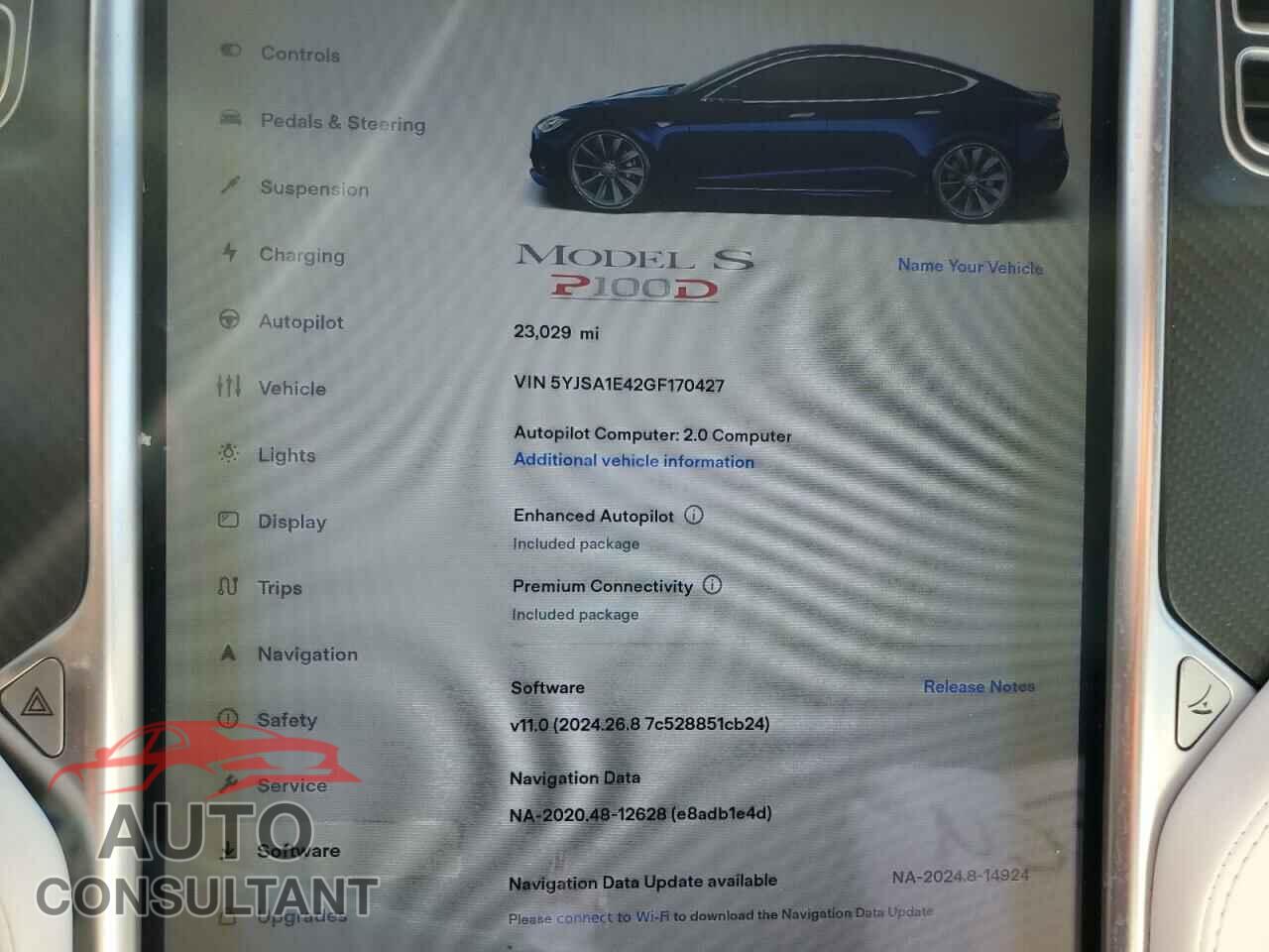 TESLA MODEL S 2016 - 5YJSA1E42GF170427