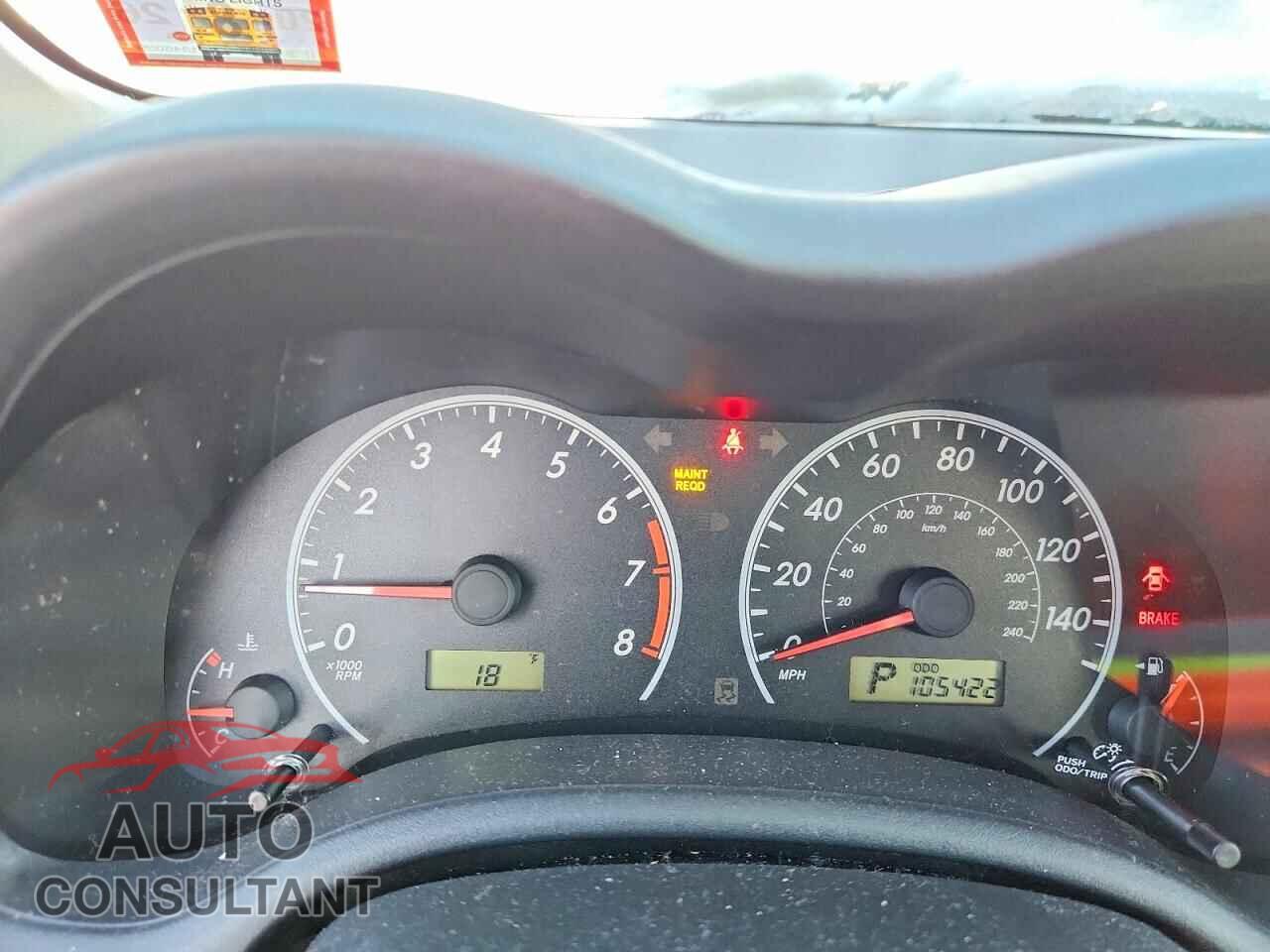TOYOTA COROLLA 2011 - 2T1BU4EE4BC542008