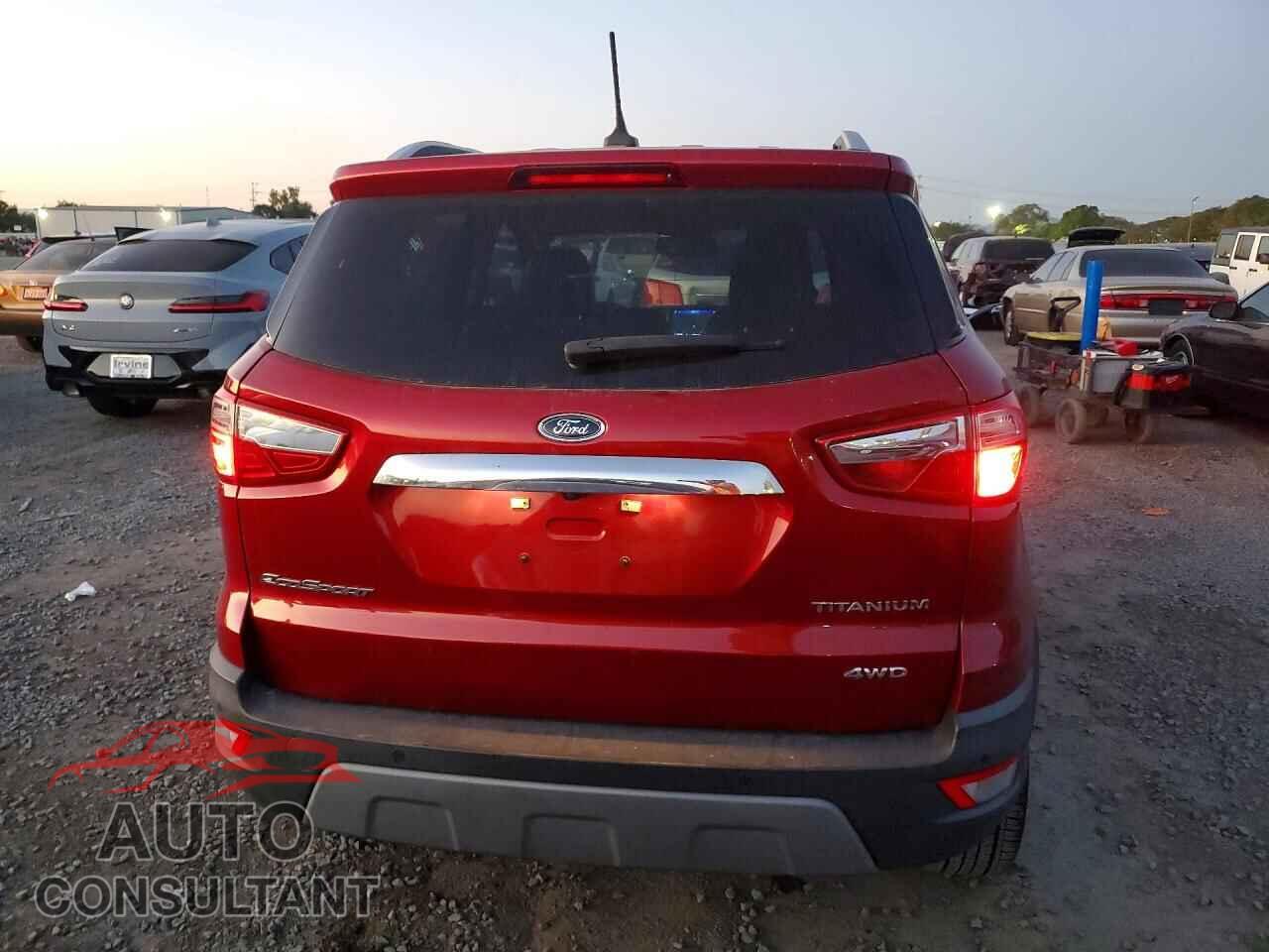 FORD ECOSPORT 2020 - MAJ6S3KL2LC366435