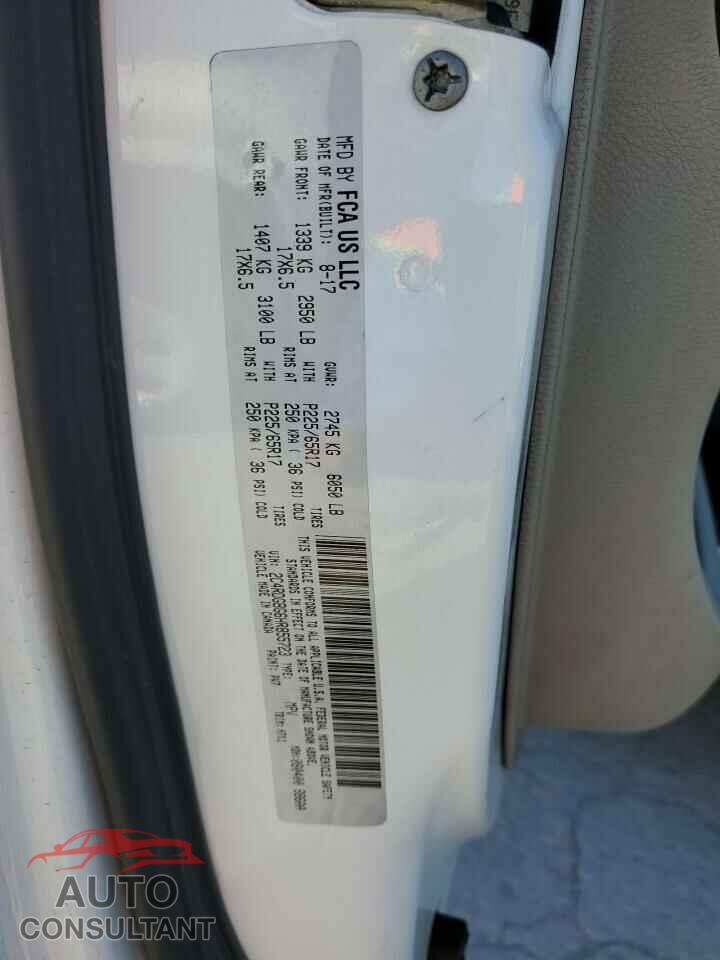 DODGE CARAVAN 2017 - 2C4RDGBG6HR855723