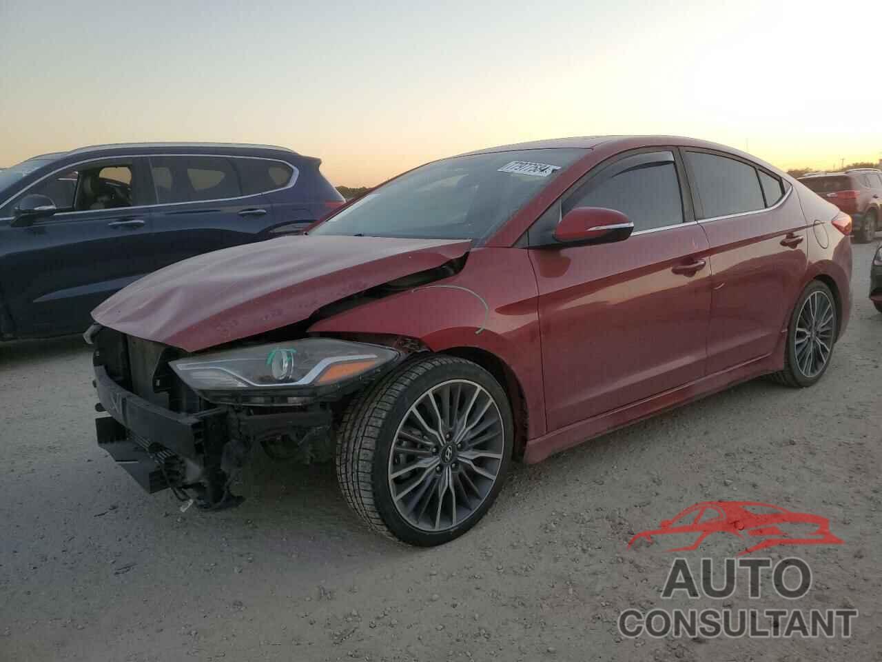 HYUNDAI ELANTRA 2018 - KMHD04LB6JU485241