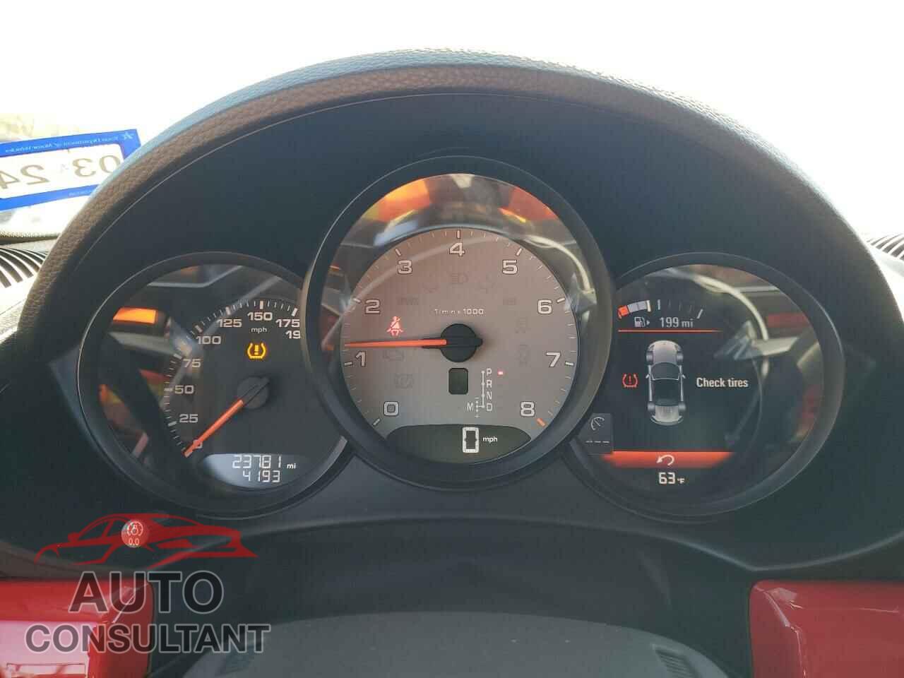 PORSCHE BOXSTER 2019 - WP0CB2A84KS228565
