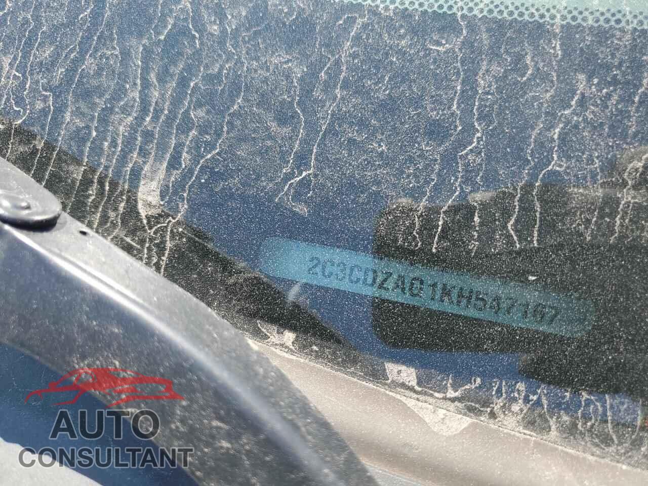 DODGE CHALLENGER 2019 - 2C3CDZAG1KH547167