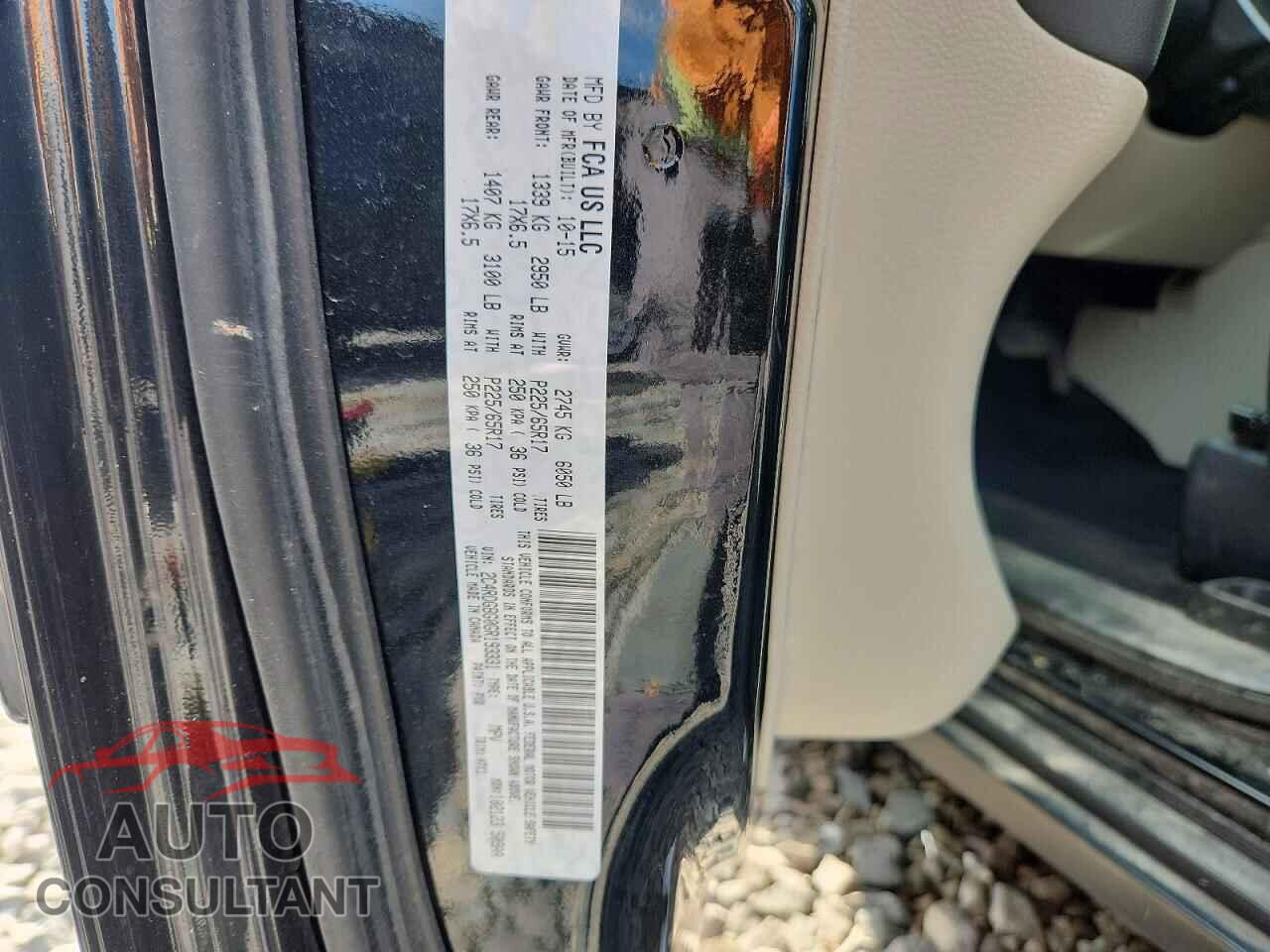 DODGE CARAVAN 2016 - 2C4RDGBG0GR193331