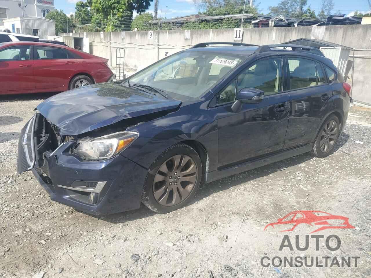 SUBARU IMPREZA 2016 - JF1GPAP65GH335816