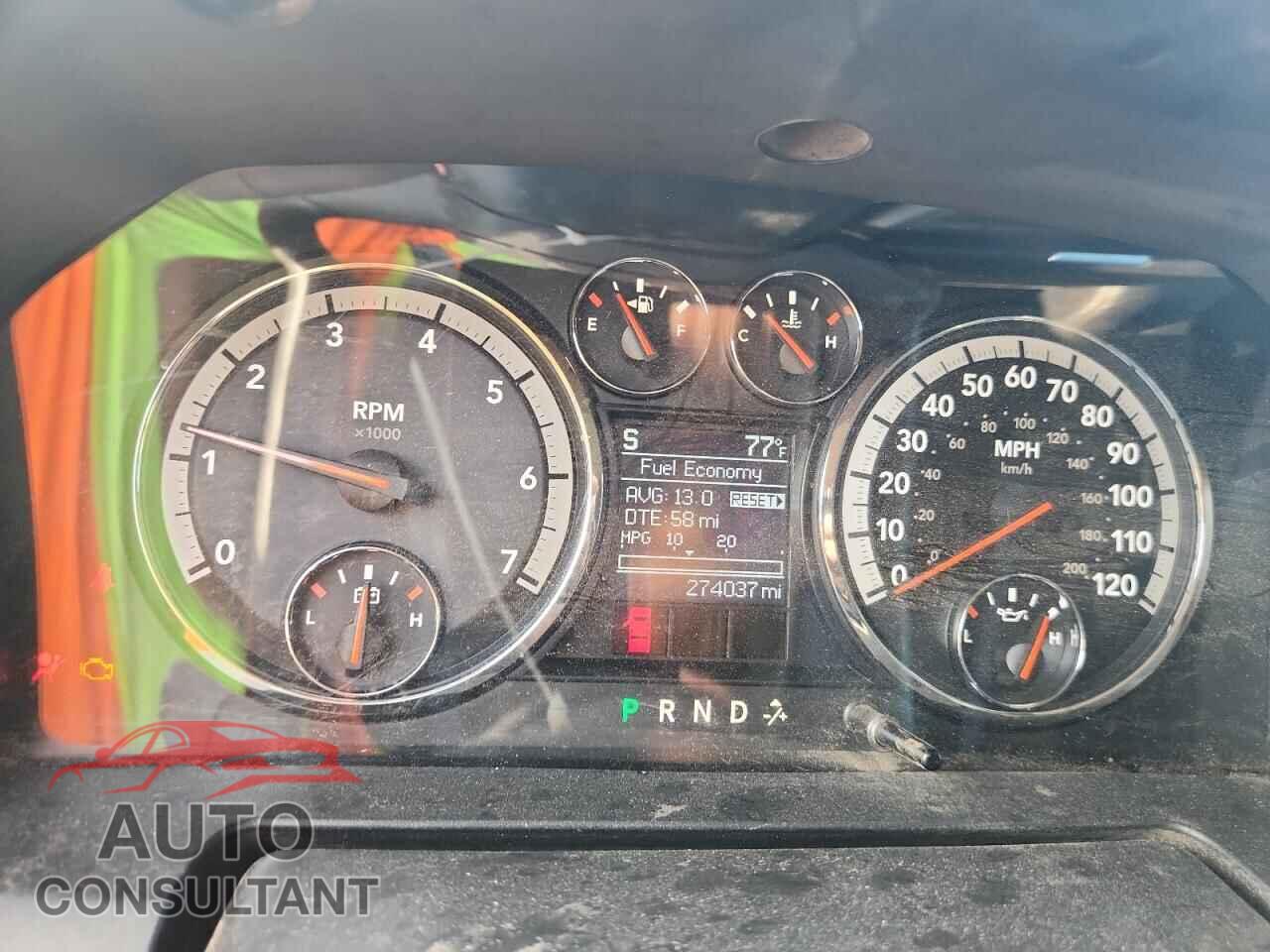 DODGE RAM 1500 2012 - 1C6RD6LT1CS348619