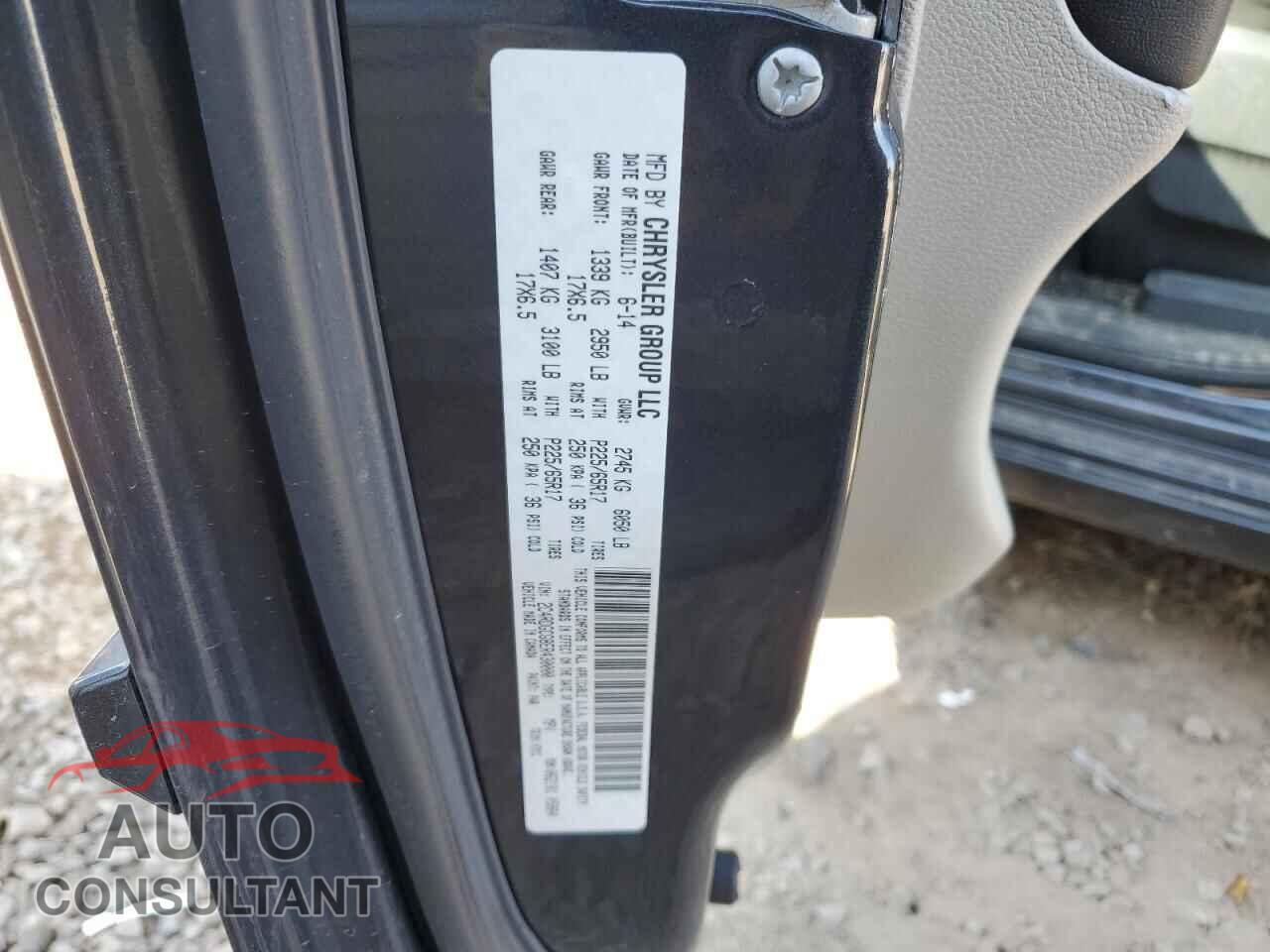 DODGE CARAVAN 2014 - 2C4RDGCG8ER430000