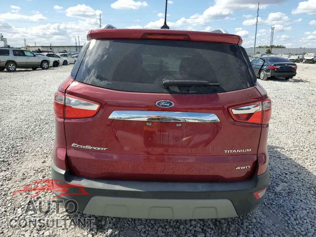 FORD ECOSPORT 2020 - MAJ6S3KL1LC332552