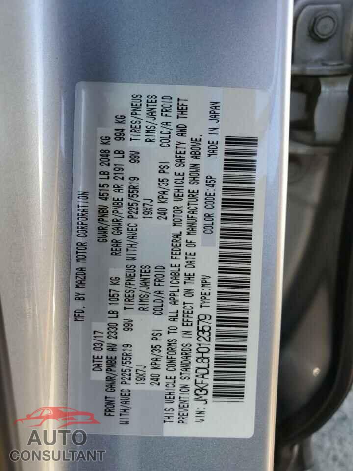 MAZDA CX-5 2017 - JM3KFADL8H0123579