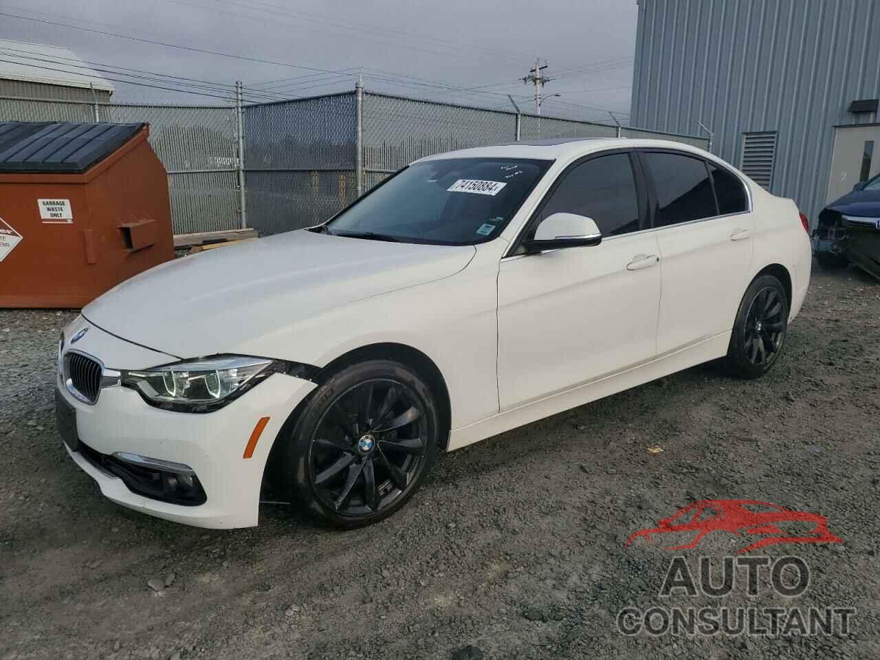 BMW 3 SERIES 2017 - WBA8E5G33HNU42963