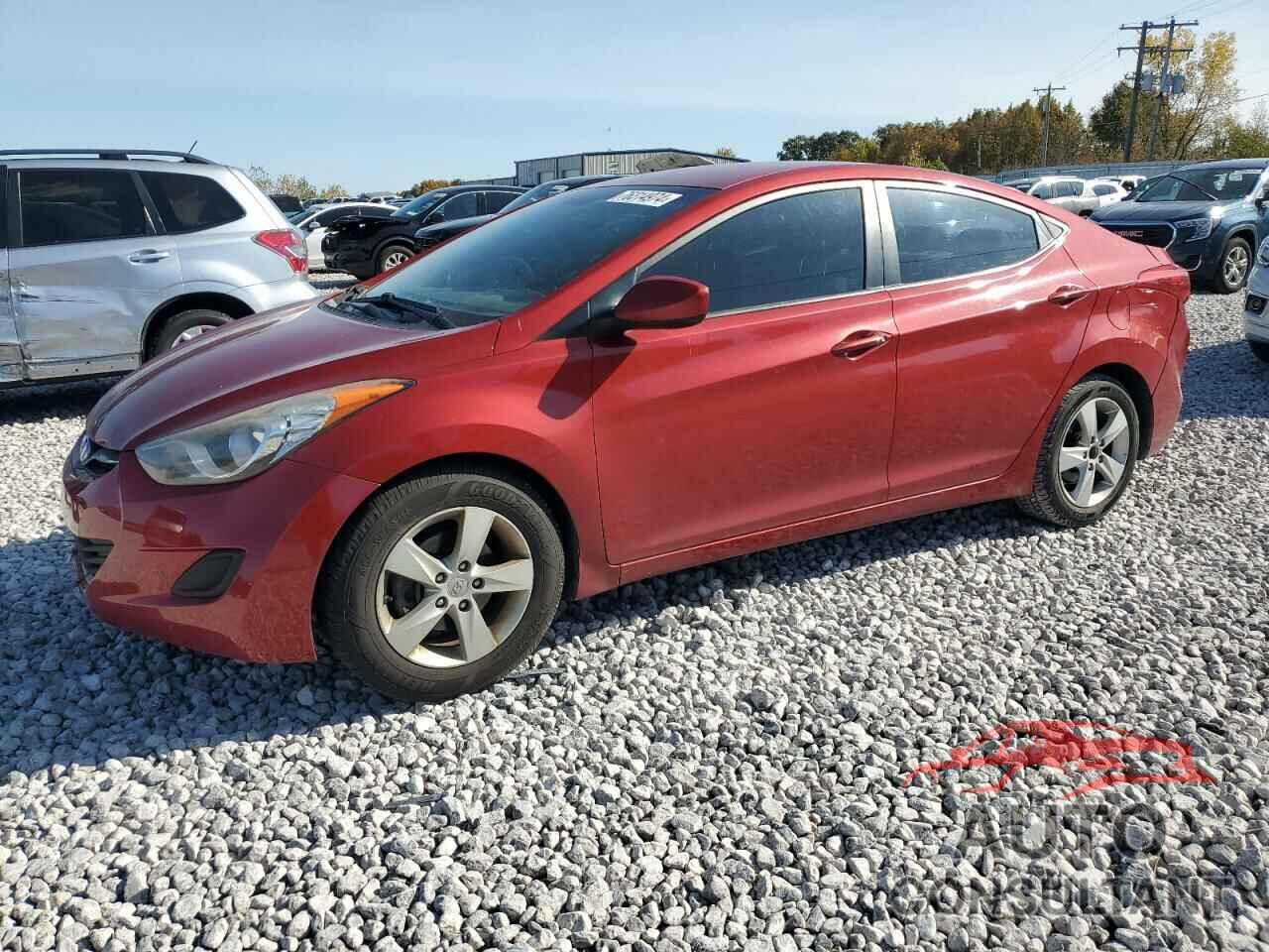 HYUNDAI ELANTRA 2013 - KMHDH4AE7DU799359