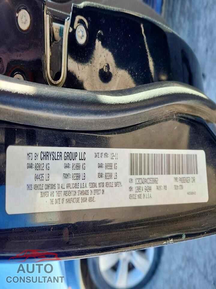 DODGE CALIBER 2012 - 1C3CDWDAXCD533062